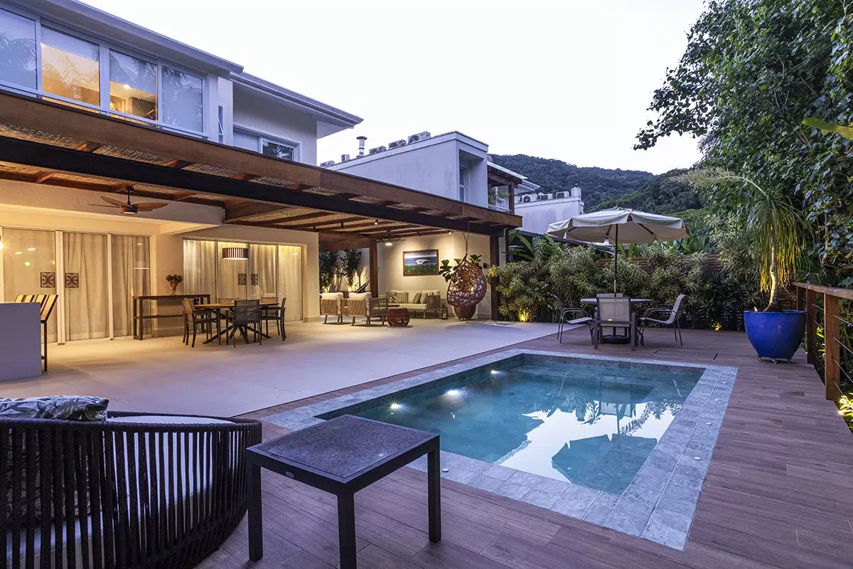 Projeto Área Externa com Piscina
